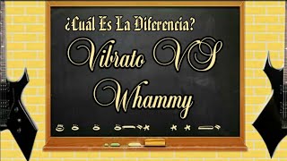 Master Class | Vibrato y Whammy Cual Es La Diferencia Para Principiantes (Técnicas Para Guitarra)