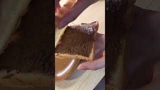 Bữa sáng với nutella và milo