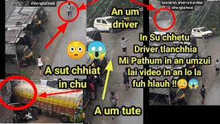 Nichin lawk khan mi in Su chhetu ,Driver tlanchhia ,an umzui Lai video in an lo la😱😳