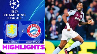 Aston Villa vs Bayern Munich (1-0) Highlights | Champions League | Bayern vs Villa | Villa Bayern