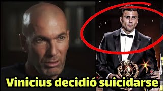 Zinedine Zidane anuncia el suicidio de Vinicius tras ganar el Balón de Oro de Rodri