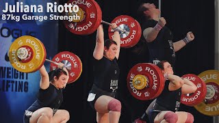 Juliana Riotto 87kg Garage Strength | 2018 American Open Championships