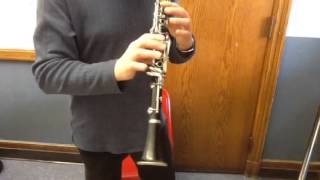 Clarinet High notes up to "G"