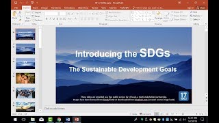 Introducing the SDGs