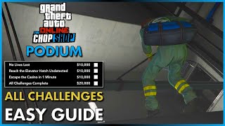 The Podium Robbery ($455,000) ALL Challenges | Easy Guide