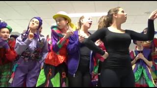 MUZT-leerlingen repeteren voor musical Poppins