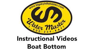 Water Master Boat Bottom Installation Instructional Video