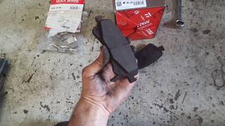 Toyota avensis how to change front brake pads