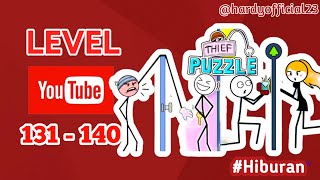 Thief Puzzle (WEEGOON) - Funny Stickman Brain Puzzle Game - Levels 131-140 Android Gameplay