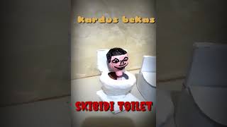 skibidi toilet dari kardus#cardboard #skibidi toilet#kardus