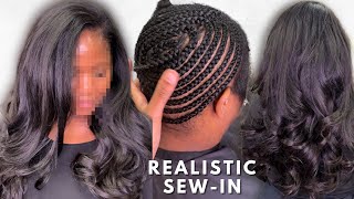 NATURAL and REALISTIC Traditional Sew-In | WWW.SYDDINPRETTY.COM