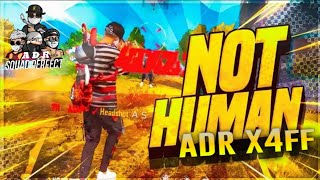 ONE TAP HEADSHOT WITH ADR X4ff AWESOME MONTAGE FREE FIRE