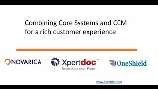 Combining core systems and CCM for a rich customer experience