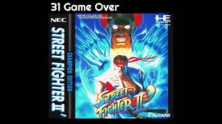 Street Fighter 2 CE 31 Game Over (PC engine) #streetfighter #gaming #soundtrack #theme