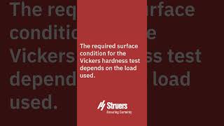 How to do a MICRO Vickers test?