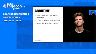 DjangoCon 2020 | GraphQL-first Django - Marcin Gębala