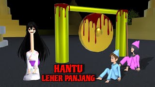 Yuta Dan Mio Bertemu Hantu Leher Panjang Saat Liburan || Sakura School Simulator