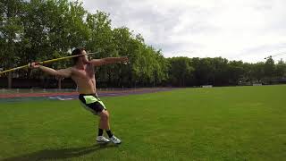 Laurent Carron - Javelin training 600gr