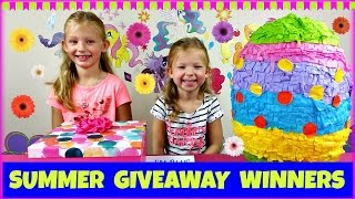 SURPRISE TOYS - Shopkins My Little Pony Sofia the First - SUMMER GIVEAWAY WINNERS ANNOUNCEMENT