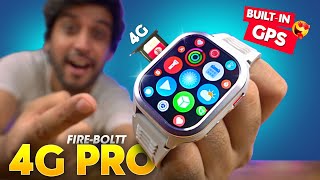 Budget *4G CALLING* Smartwatch with Built-In GPS! ⚡️ Fire-Boltt 4G PRO Smartwatch Review!