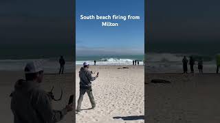 Hurricane Milton massive surf in Miami #hurricane #hurricanemilton #viralvideo #surf #milton