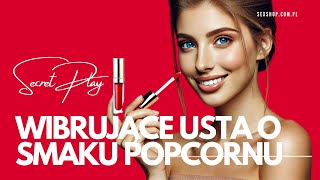 Lip Gloss - Wibrujące usta w ekscytujących smakach.  Popcorn, pinacolada czy truskawka?