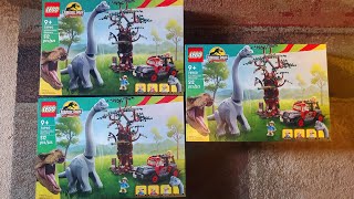 LEGO Jurassic Park Brachiosaurus Discovery live build! They do move in herds!!!