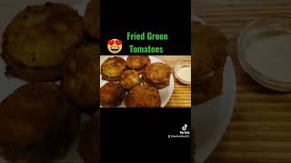 Do u have extra tomatoes this fall? Check out my video on Fried Green Tomatoes..💗😋