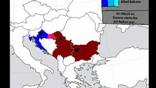 3rd Balkan War Scenario (Map Animation)