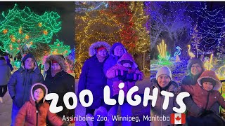 🇵🇭🇨🇦Canada Vlog: Winnipeg! Zoo Lights @ Assiniboine Park Zoo | Our Sweet Life Blog