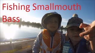 Smallmouth fishing with the boys