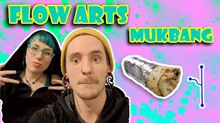 Flow Arts MUKBANG! Leviwand Time!