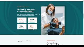 Dentisto Dentist and Medical Elementor Template Kit patient before after