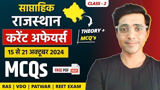 Rajasthan Current Affairs 2024 | राजस्थान करेंट अफेयर्स 2024 | RAS | REET | PATWAR  #currentaffairs