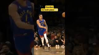 Gordon no look pass to Jokic #nba #nbaplayoffs #nbahighlights #playoffs #denver #nuggets #shorts