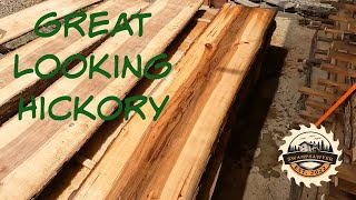 Hickory on the #woodmizer  #sawmill  #countrylife  #hickory