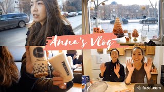 甜點實驗室ep.1｜酒吧街買台灣珍奶!!第一次做甜點就失手?｜Canada Vlog (Eng sub)｜Anna欸娜