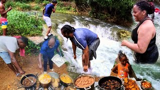 summertime cookout on the Riverside here in Jamaica Yard and abroad link up