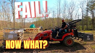 Turning IBC Totes into Firewood Containers that My Kubota BX Can’t Lift