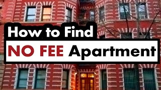 How To Find a NO FEE Apartment in New York City