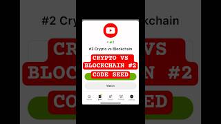 CRYPTO VS BLOCKCHAIN #2 CODE SEED || SEED CODE CRYPTO VS BLOCKCHAIN #2