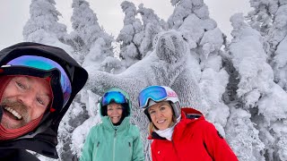 Skiing into the abyss with route9Johnny, Southside Susie in the Vicster￼! #skitheeast #ski