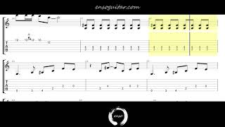 The Beatles - Day Tripper {100% Guitar Tab Play Along}