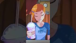 Gwen tries the Grimace Shake Reaction