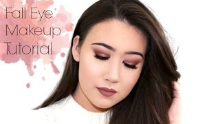 Fall Eye Makeup Tutorial // Cranberry Smokey Eye