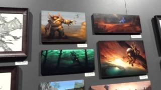 Blizzcon 2011  history of Warcraft in artwork showcase