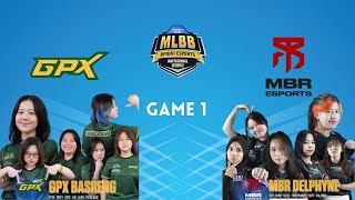 GPX Basreng vs MBR Delphyne Game 1 | MLBB UPOINT ESPORTS INVITATIONAL SEASON 3