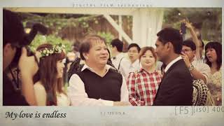 M&V Wedding Story - Beautiful In White by Westlife 【Lyrics】