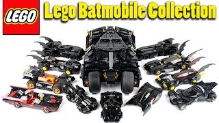 Lego Batmobile Collection Showcase / Highlight April 2016 Update!