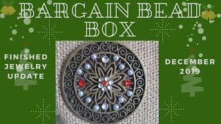 Finished Jewelry Update ft. December's 2019 Bargain  Bead Box